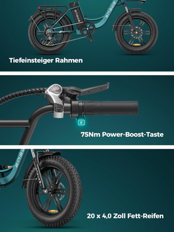 ENGWE E Bike Men's Electric Bicycle Ebike with 48 V 13 – Bild 2