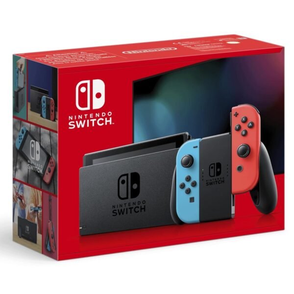 Nintendo Switch-Konsole Neon-Rot/Neon-Blau – Bild 4