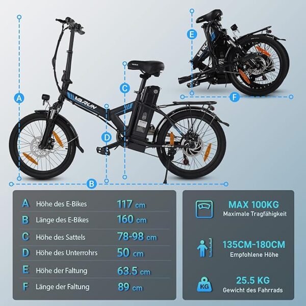 VARUN E Bike Klapprad – Bild 2