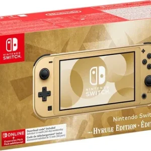 Nintendo Switch Lite Hyrule Edition + 12M NSO + Expansion Pack